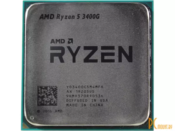 Процессор AMD Ryzen 5 3400G MPK (cooler BOX в комплекте) Soc-AM4
