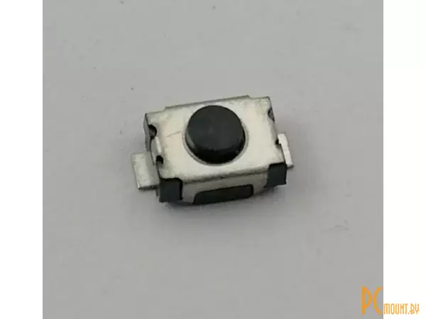 Кнопка тактовая SMD 3x4x2mm, 2 pin, 12V DC